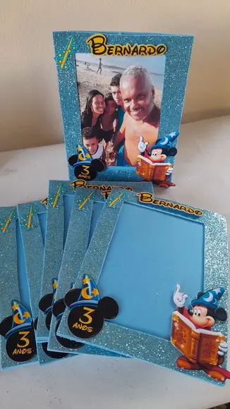 Porta Retrato em Eva com Scrap - Mickey