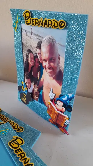 Porta Retrato em Eva com Scrap - Mickey