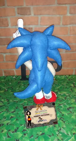 Sonic em feltro