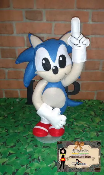 Sonic em feltro