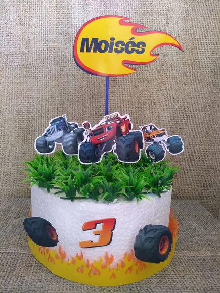 Topo de Bolo - Blaze And The Monster Machines