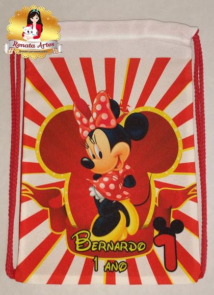 Mochila de Tecido Circo do Mickey