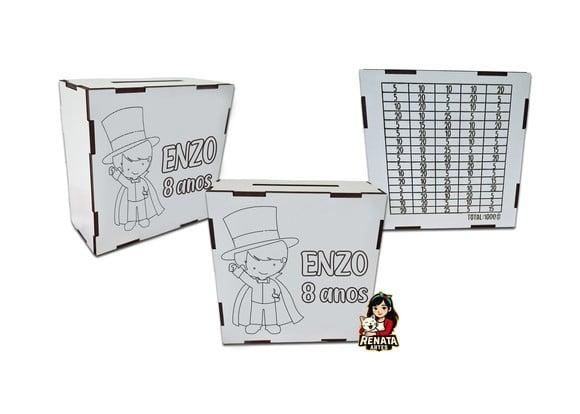 Cofrinho Personalizado Circo Lembrancinha
