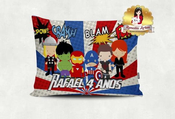 Almofada Personalizada Vingadores Baby