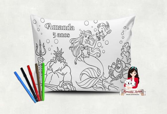 Almofada Pinte e Lave Ariel