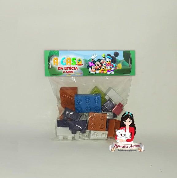 Blocos de Montar Personalizado a Casa do Mickey