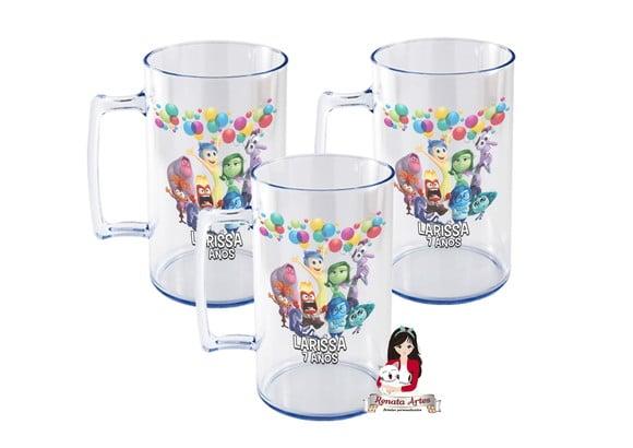 Caneca Acrílica 500ml Divertidamente