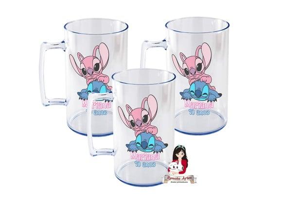 Caneca Acrílica 500ml Stitch