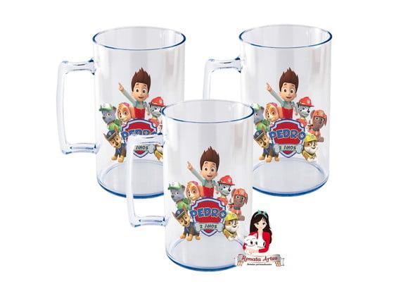 Caneca Acrílica Patrulha Canina 500ml