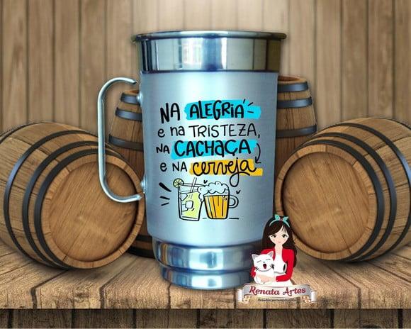 Caneca de Chopp Personalizada Casamento 3 500 ml