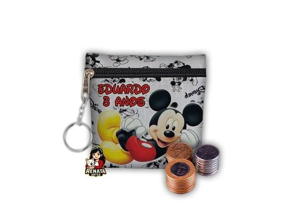 Chaveiro Porta Moedas Personalizado Mickey
