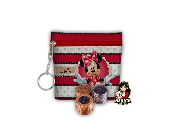 Chaveiro Porta Moedas Personalizado Minnie