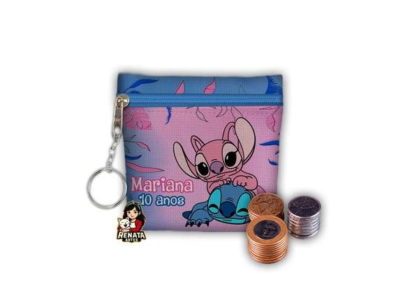 Chaveiro Porta Moedas Personalizado Stitch
