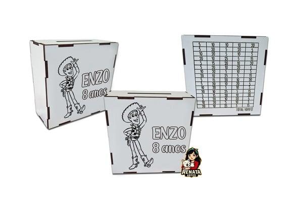 Cofrinho Personalizado Toy Story Lembrancinha