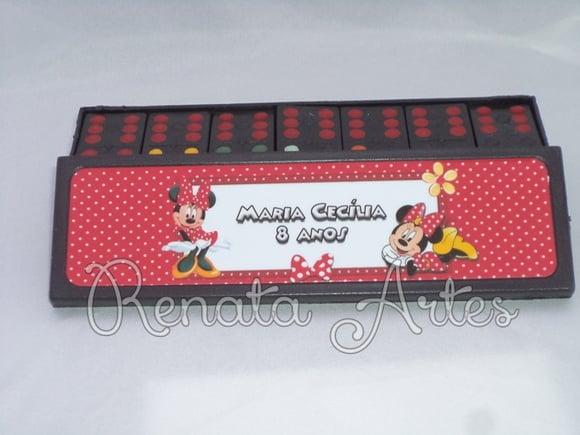 Dominó Minnie Vermelha