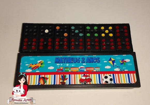 Dominó Personalizado Brinquedos Antigos