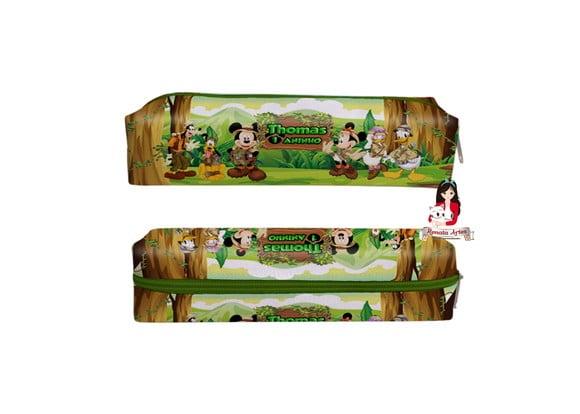 Estojo Personalizado Mickey Safari