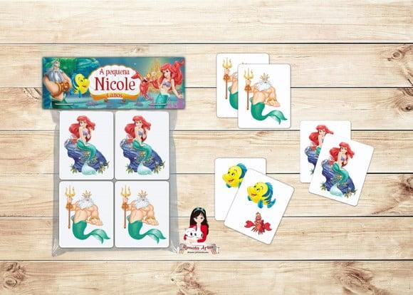 Jogo da Memória a Pequena Sereia