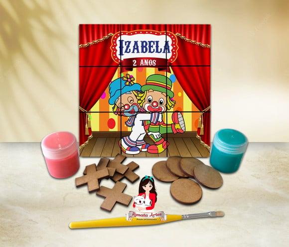 Jogo da Velha com Tinta Personalizado Patati Patatá