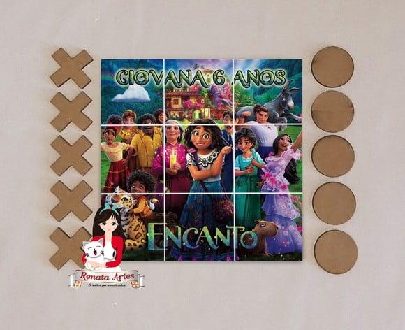 Jogo da Velha Personalizado Encanto