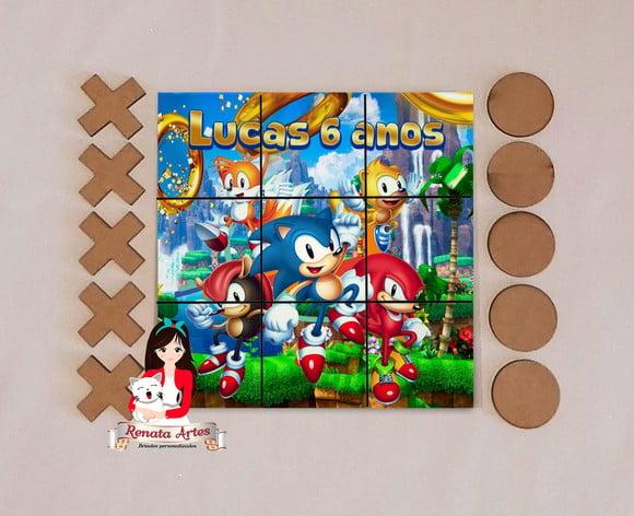 Jogo da Velha Personalizado Sonic