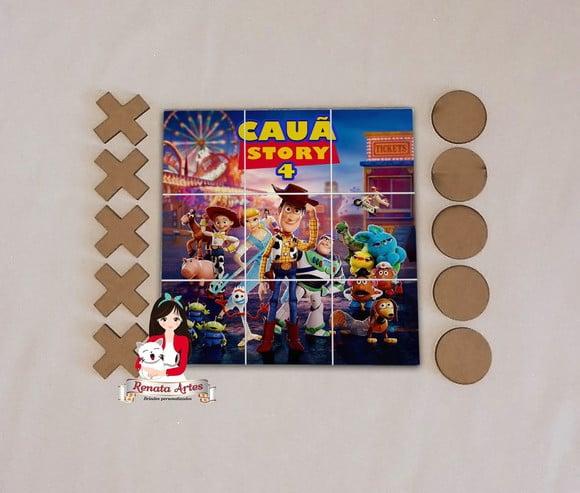 Jogo da Velha Personalizado Toy Story 4
