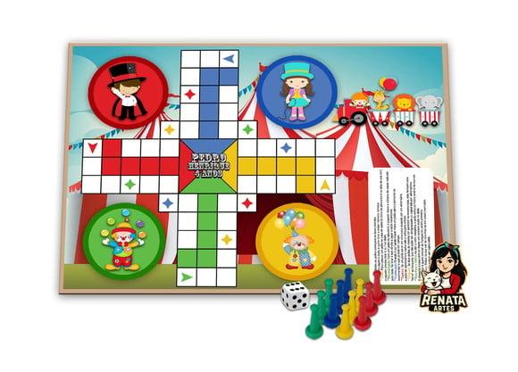 Jogo de Ludo Personalizado Circo