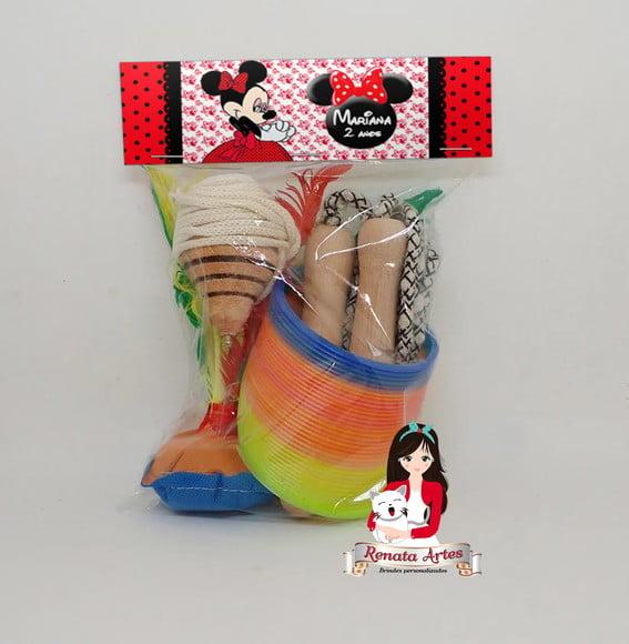 Kit Boa Infância Completo Tema Minnie Vermelha