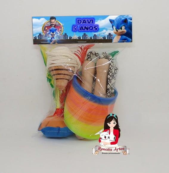 Kit Boa Infância Completo Tema Sonic Filme 2020