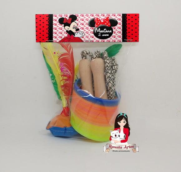 Kit Boa Infância Minnie Vermelha