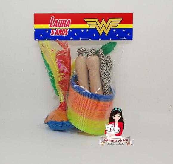 Kit Boa Infância Personalizado Mulher Maravilha
