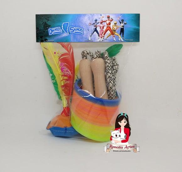 Kit Boa Infância Personalizado Power Rangers