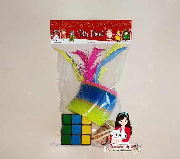 Kit Brinquedos Retrô Personalizado de Natal Novo
