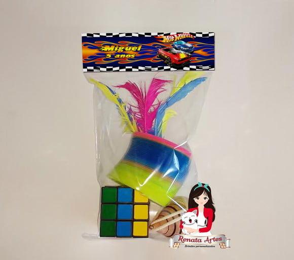 Kit Brinquedos Retrô Personalizado Tema Hot Wheels