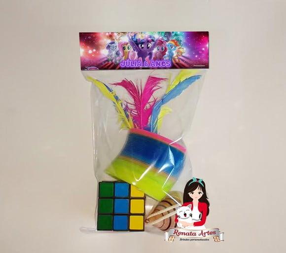 Kit Brinquedos Retrô Personalizado Tema My Litle Pony