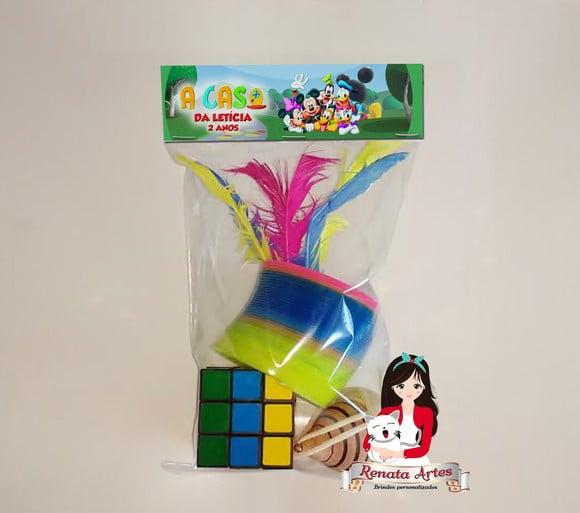 Kit Brinquedos Retrô Tema a Casa do Mickey