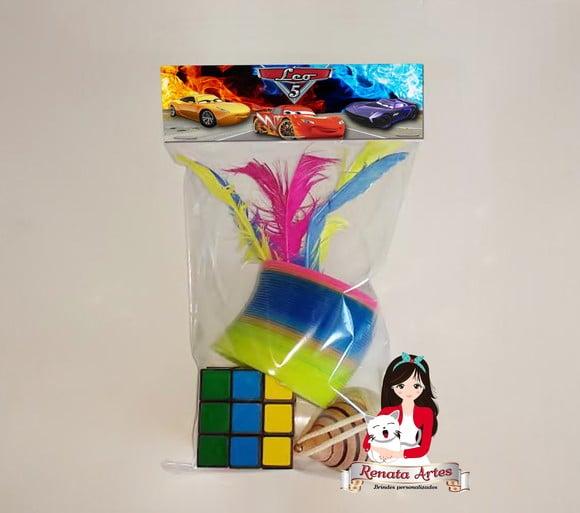 Kit Brinquedos Retrô Tema Carros Disney