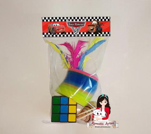 Kit Brinquedos Retrô Tema Carros Disney 2