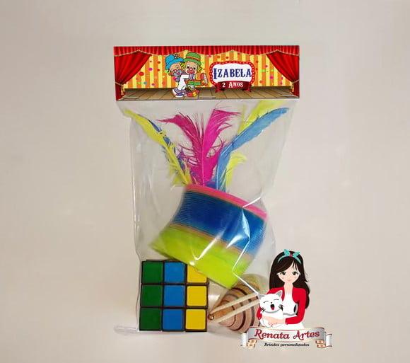 Kit Brinquedos Retrô Tema Circo Patati Patatá