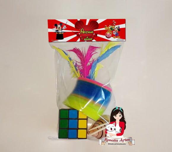 Kit Brinquedos Retrô Tema Circo do Mickey