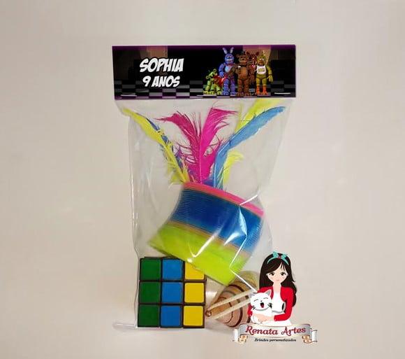 Kit Brinquedos Retrô Tema Five Nights At Freddy's