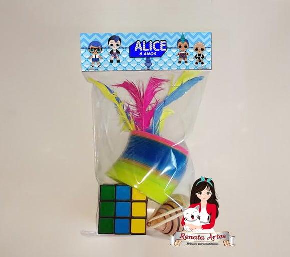Kit Brinquedos Retrô Tema Lol Boy