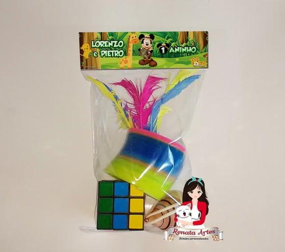 Kit Brinquedos Retrô Tema Mickey Safari