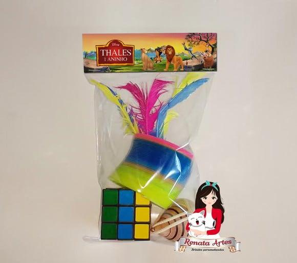 Kit Brinquedos Retrô Tema o Rei Leão