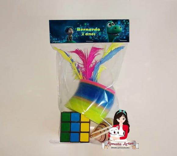 Kit Brinquedos Retrô Tema o Bom Dinossauro