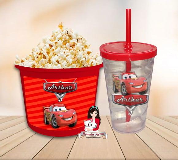 Kit Cinema Personalizado Carros Disney