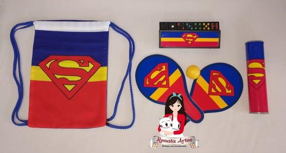 Kit Jogos 3 na Mochila Super Homem