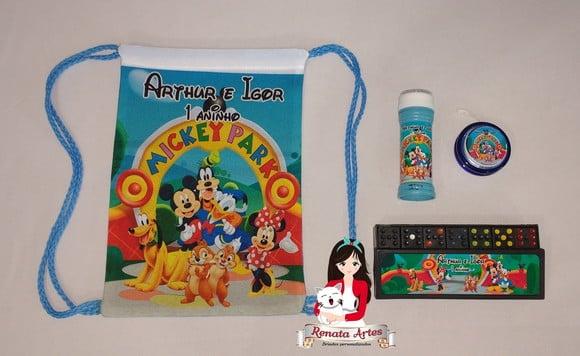 Kit Jogos na Mochila a Casa do Mickey