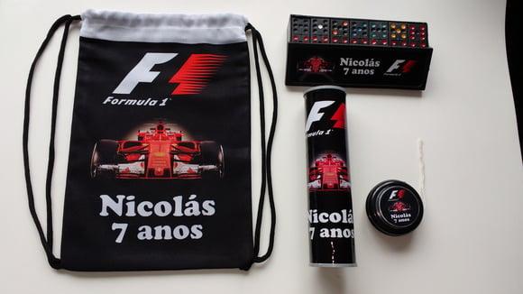 Kit Jogos na Mochila Formula 1
