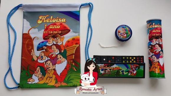 Kit Jogos na Mochila Sete Anões